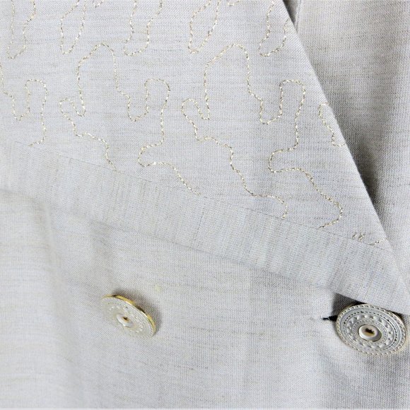 SALE Givenchy EN Plus Ivory Linen Dress Size 18W US/46 - Picture 2 of 4